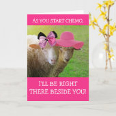 Unterstützung von Schafskrebs Karte (Gelbe Blume)