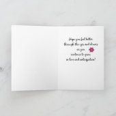 Unterstützung von Schwangerschaften und Ermutigung Karte (Innenseite)