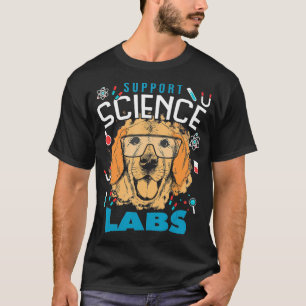 Unterstützung von Science Labradore Labrador Retri T-Shirt
