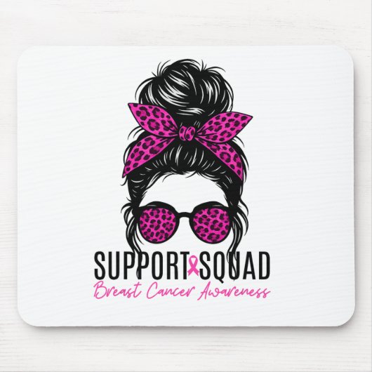 Unterstützung von Squad Brustkrebs-Bewusstsein der Mousepad (Vorne)