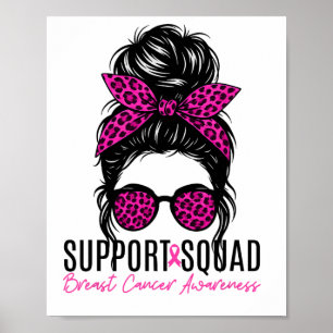 Unterstützung von Squad Brustkrebs-Bewusstsein der Poster