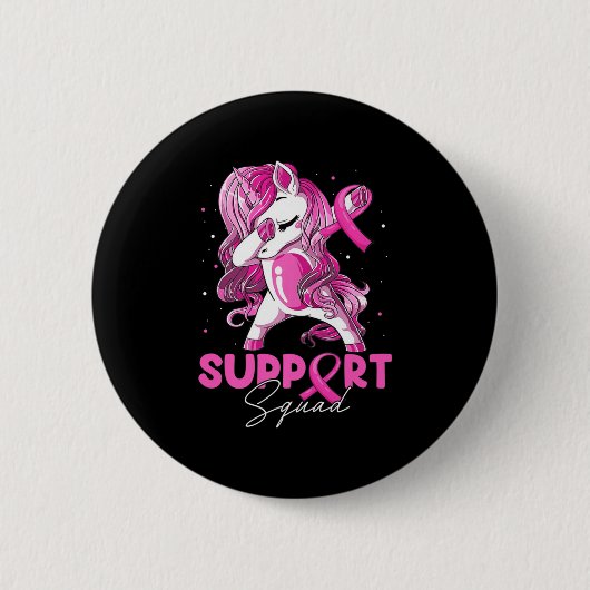 Unterstützung von Squad Brustkrebs-Bewusstsein Pin Button (Vorderseite)
