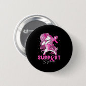 Unterstützung von Squad Brustkrebs-Bewusstsein Pin Button (Vorne & Hinten)