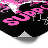 Unterstützung von Squad Brustkrebs-Bewusstsein Pin Poster (Ecke)