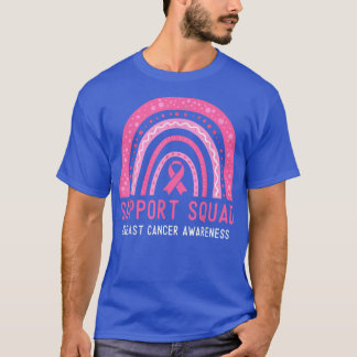 Unterstützung von Squad Brustkrebs-Bewusstsein Rib T-Shirt