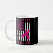 Unterstützung von Squad Brustkrebs - Pink Support  Kaffeetasse (Links)