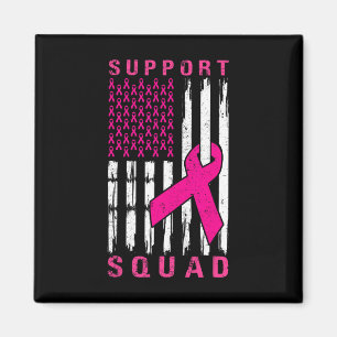 Unterstützung von Squad Brustkrebs - Pink Support Magnet
