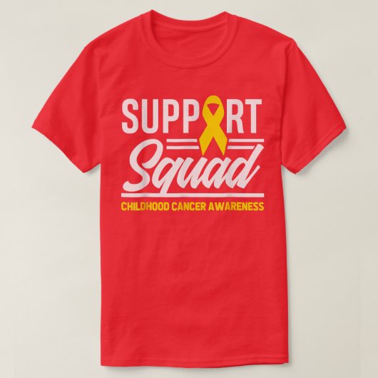 Unterstützung von Squad Children Cancer Awareness T-Shirt (Design vorne)