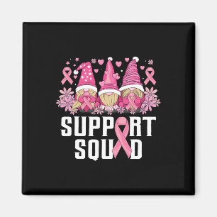 Unterstützung von Squad Family Gnomes Brustkrebs-A Magnet