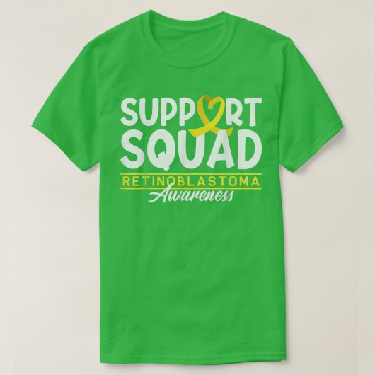Unterstützung von Squad I Childhood Retina Cancer  T-Shirt (Design vorne)