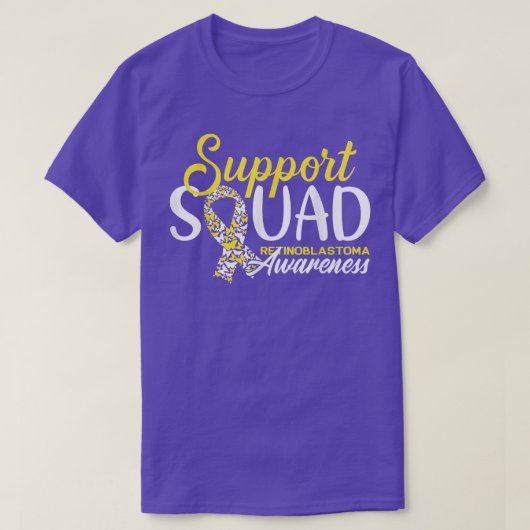 Unterstützung von Squad I Childhood Retina Cancer  T-Shirt (Design vorne)
