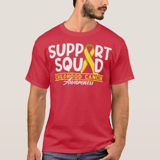 Unterstützung von Squad I Gold Awareness Ribbon I  T-Shirt