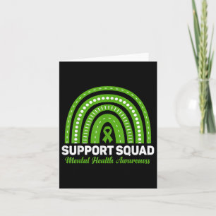 Unterstützung von Squad Mental Health Awareness Gr Karte