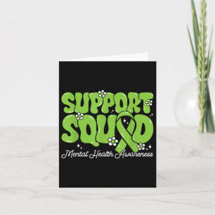 Unterstützung von Squad Mental Health Awareness Gr Karte