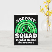 Unterstützung von Squad Mental Health Awareness Gr Karte (Gelbe Blume)