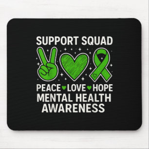 Unterstützung von Squad Mental Health Awareness Gr Mousepad