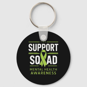 Unterstützung von Squad Mental Health Awareness Li Schlüsselanhänger