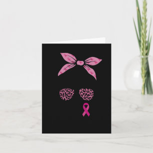 Unterstützung von Squad Messy Bun Leopard Pink Bru Karte
