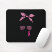 Unterstützung von Squad Messy Bun Leopard Pink Bru Mousepad (Mit Mouse)
