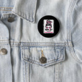 Unterstützung von Squad Messy Bun Pink Krieger Bru Button (Beispiel)