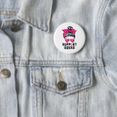 Unterstützung von Squad Messy Bun Pink Krieger Bru Button (Beispiel)