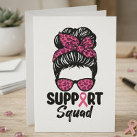 Unterstützung von Squad Messy Bun Pink Krieger Bru