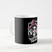 Unterstützung von Squad Messy Bun Pink Krieger Bru Kaffeetasse (Vorderseite Links)