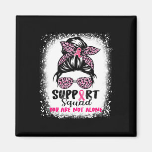 Unterstützung von Squad Messy Bun Pink Krieger Bru Magnet