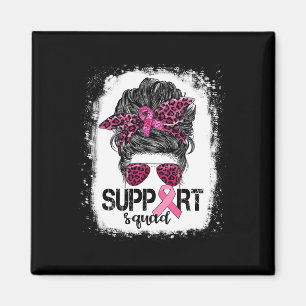 Unterstützung von Squad Messy Bun Pink Krieger Bru Magnet