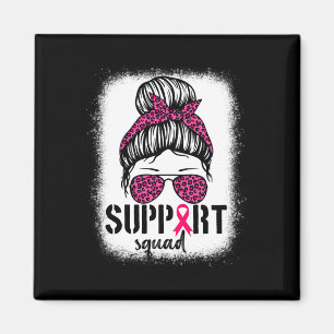 Unterstützung von Squad Messy Bun Pink Krieger Bru Magnet