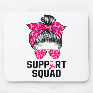 Unterstützung von Squad Messy Bun Pink Krieger Bru Mousepad