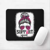 Unterstützung von Squad Messy Bun Pink Krieger Bru Mousepad (Mit Mouse)