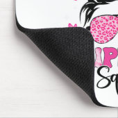 Unterstützung von Squad Messy Bun Pink Krieger Bru Mousepad (Ecke)