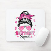 Unterstützung von Squad Messy Bun Pink Krieger Bru Mousepad (Mit Mouse)