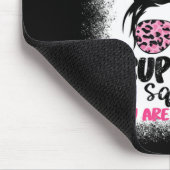 Unterstützung von Squad Messy Bun Pink Krieger Bru Mousepad (Ecke)