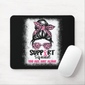 Unterstützung von Squad Messy Bun Pink Krieger Bru Mousepad (Mit Mouse)