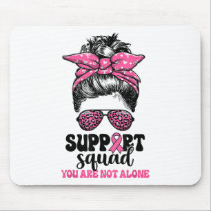 Unterstützung von Squad Messy Bun Pink Krieger Bru Mousepad