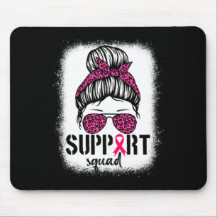 Unterstützung von Squad Messy Bun Pink Krieger Bru Mousepad