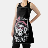 Unterstützung von Squad Messy Bun Pink Krieger Bru Schürze (InSitu)