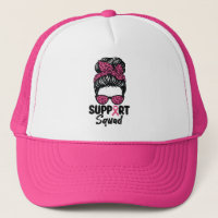Unterstützung von Squad Messy Bun Pink Krieger Bru