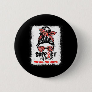 Unterstützung von Squad Messy Bun Red Warrior Bloo Button