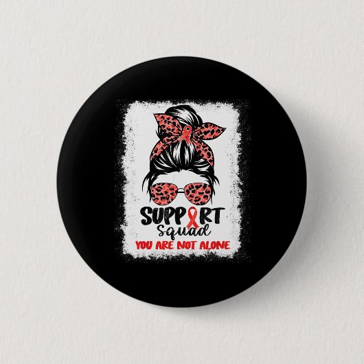 Unterstützung von Squad Messy Bun Red Warrior Bloo Button (Vorderseite)