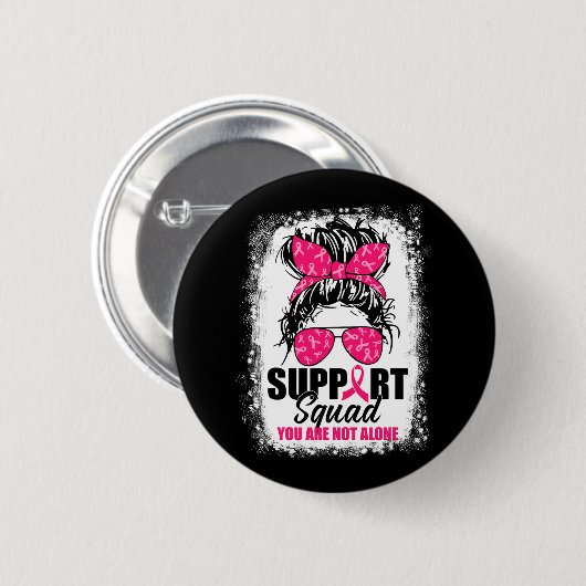 Unterstützung von Squad Messy Bun Warrior Breast C Button (Vorne & Hinten)