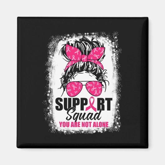 Unterstützung von Squad Messy Bun Warrior Breast C Magnet (Vorne)