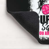 Unterstützung von Squad Messy Bun Warrior Breast C Mousepad (Ecke)