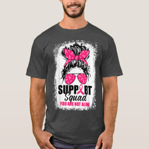 Unterstützung von Squad Messy Bun Warrior Breast C T-Shirt