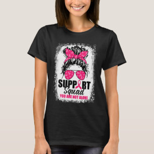 Unterstützung von Squad Messy Bun Warrior Breast C T-Shirt