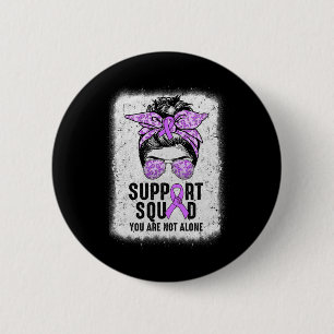 Unterstützung von Squad Messy Bun Warrior Lila Epi Button