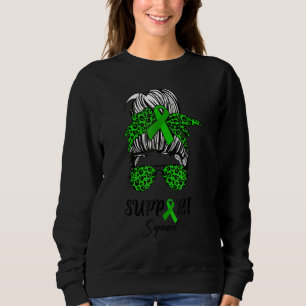 Unterstützung von Squad Messy Bun Warrior Scoliose Sweatshirt