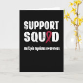 Unterstützung von Squad Multiple Myeloma Awareness Karte (Gelbe Blume)